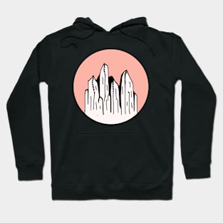 Mountains Sketch V13 Hoodie